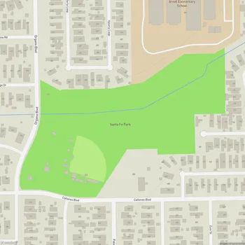 Map of Santa Fe Park