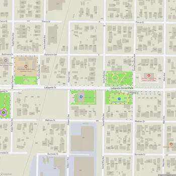 Map of Lafayette Street Park