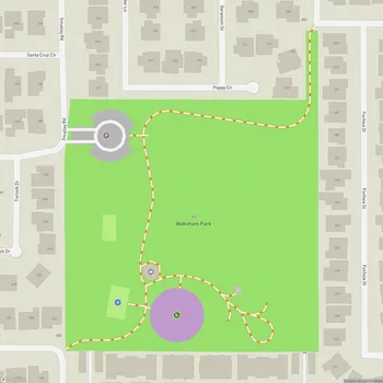 Map of Wakeham Park