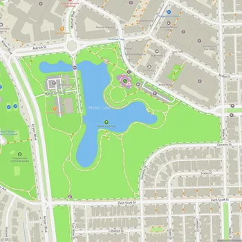 Map of Mueller Lake Park