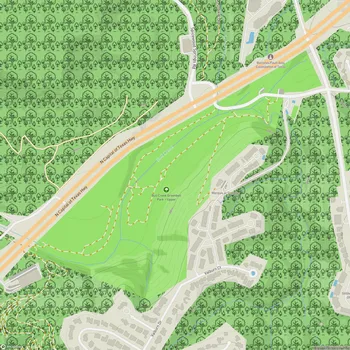 Map of Bull Creek Greenbelt Park - Upper
