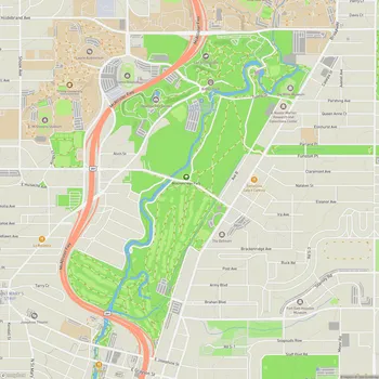 Map of Brackenridge Park