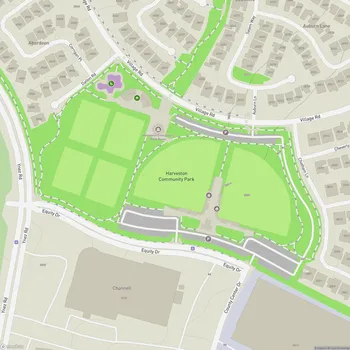 Map of Harveston Community Park