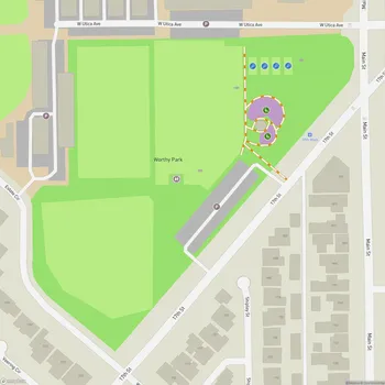 Map of Worthy Park