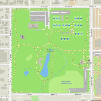 Map of San Pedro Springs Park