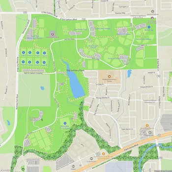 Map of Old Settlers Park