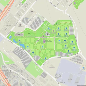Map of Great Park Sports Complex