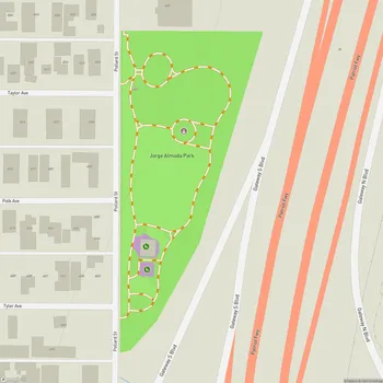Map of Jorge Almada Park