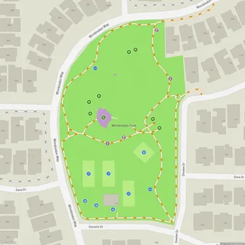Map of Wimbledon Park