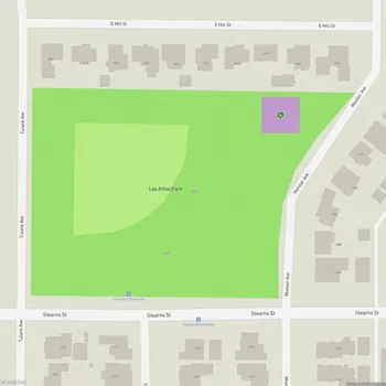 Map of Los Altos Park