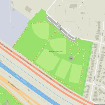 Map of Modesto Gómez Park