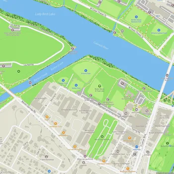 Map of Butler Shores At Town Lake