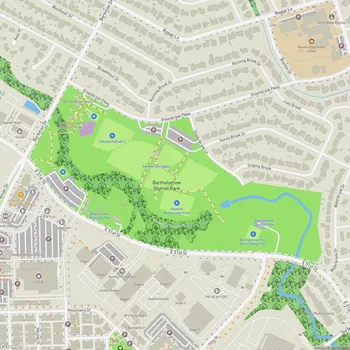 Map of Bartholomew District Park