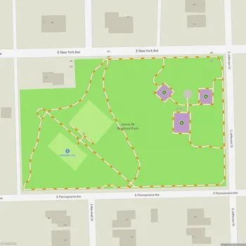 Map of James M. Bradford Park