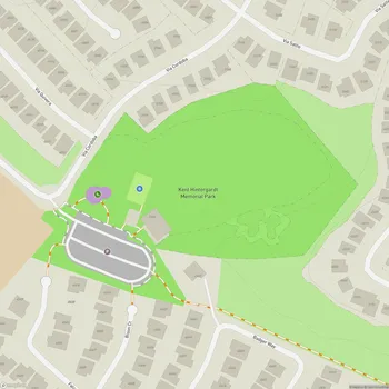 Map of Kent Hintergardt Memorial Park