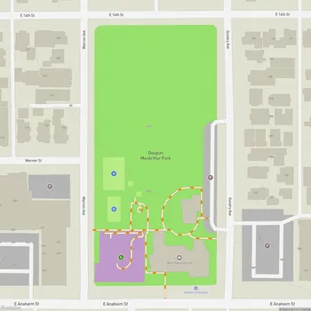Map of Douglas MacArthur Park