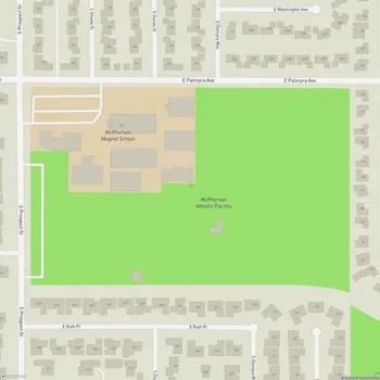 Map of McPherson Athletic Facility