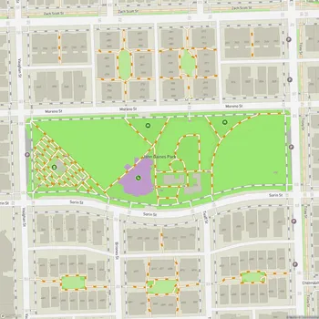 Map of John Gaines Park