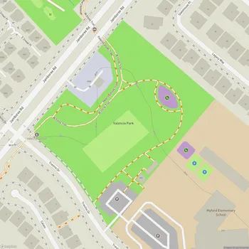 Map of Valencia Park