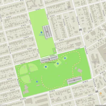 Map of Floyd Gwin Park