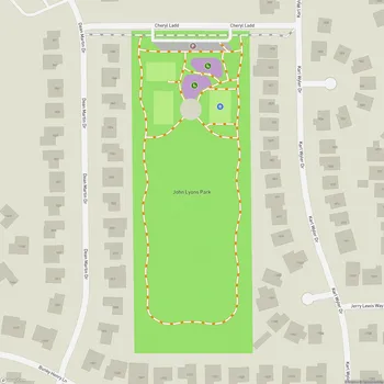 Map of John Lyons Park