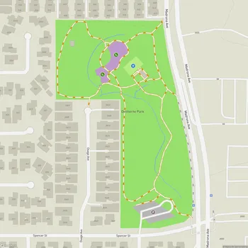 Map of Delthorne Park