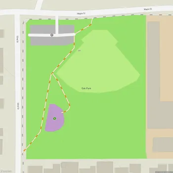 Map of Oak Park