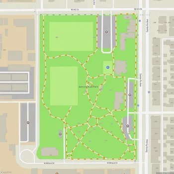 Map of Admiral Kidd Park