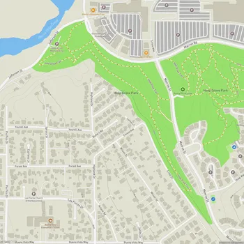 Map of Hosp Grove Park