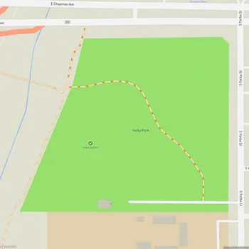 Map of Yorba Park
