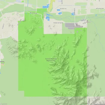 Map of Estrella Mountain Regional Park