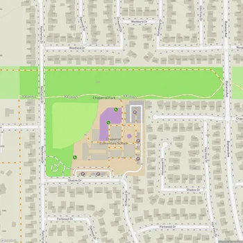 Map of Chaparral Park