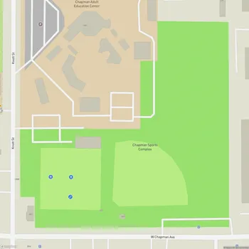 Map of Chapman Sports Complex
