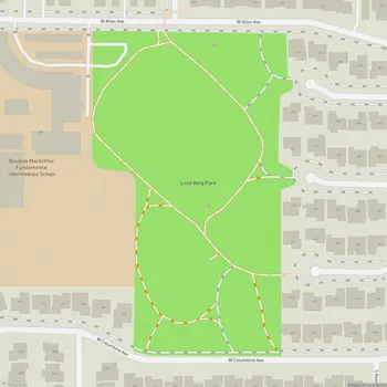 Map of Lillie King Park