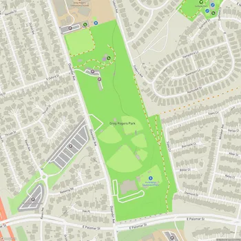 Map of Greg Rogers Park