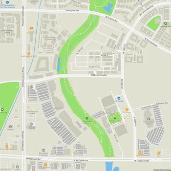 Map of Bullard Wash Linear Park