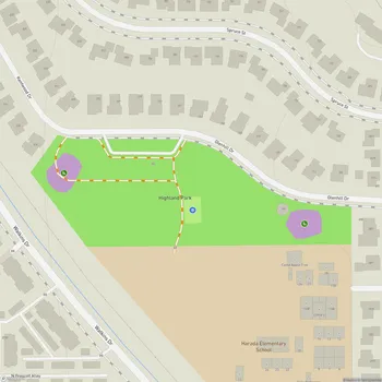 Map of Highland Park