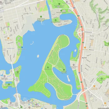 Map of Mission Bay Park
