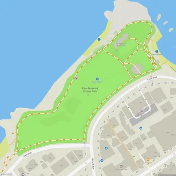 Map of Ellen Browning Scripps Park