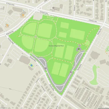 Map of Santana Regional Park