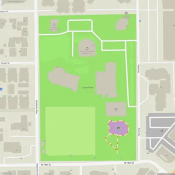 Map of Lions Park