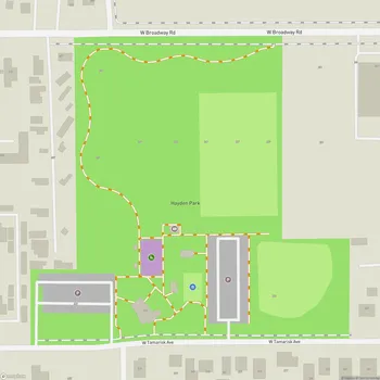Map of Hayden Park