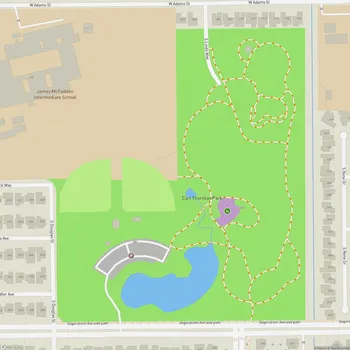 Map of Carl Thornton Park
