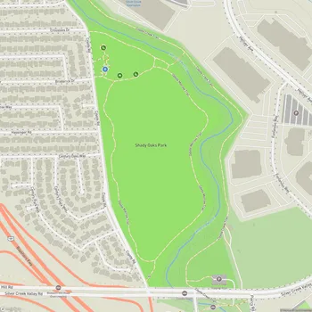 Map of Shady Oaks Park