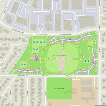 Map of El Camino Real Park