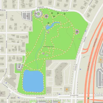Map of Eisenhower Park