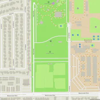 Map of Garden Grove Park