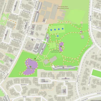 Map of University Community Park