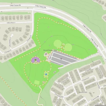 Map of Ronald Reagan Park