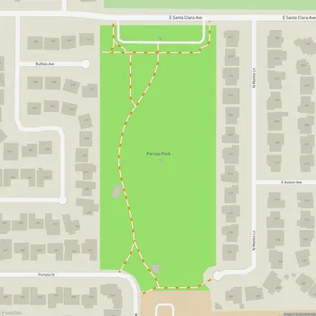 Map of Portola Park